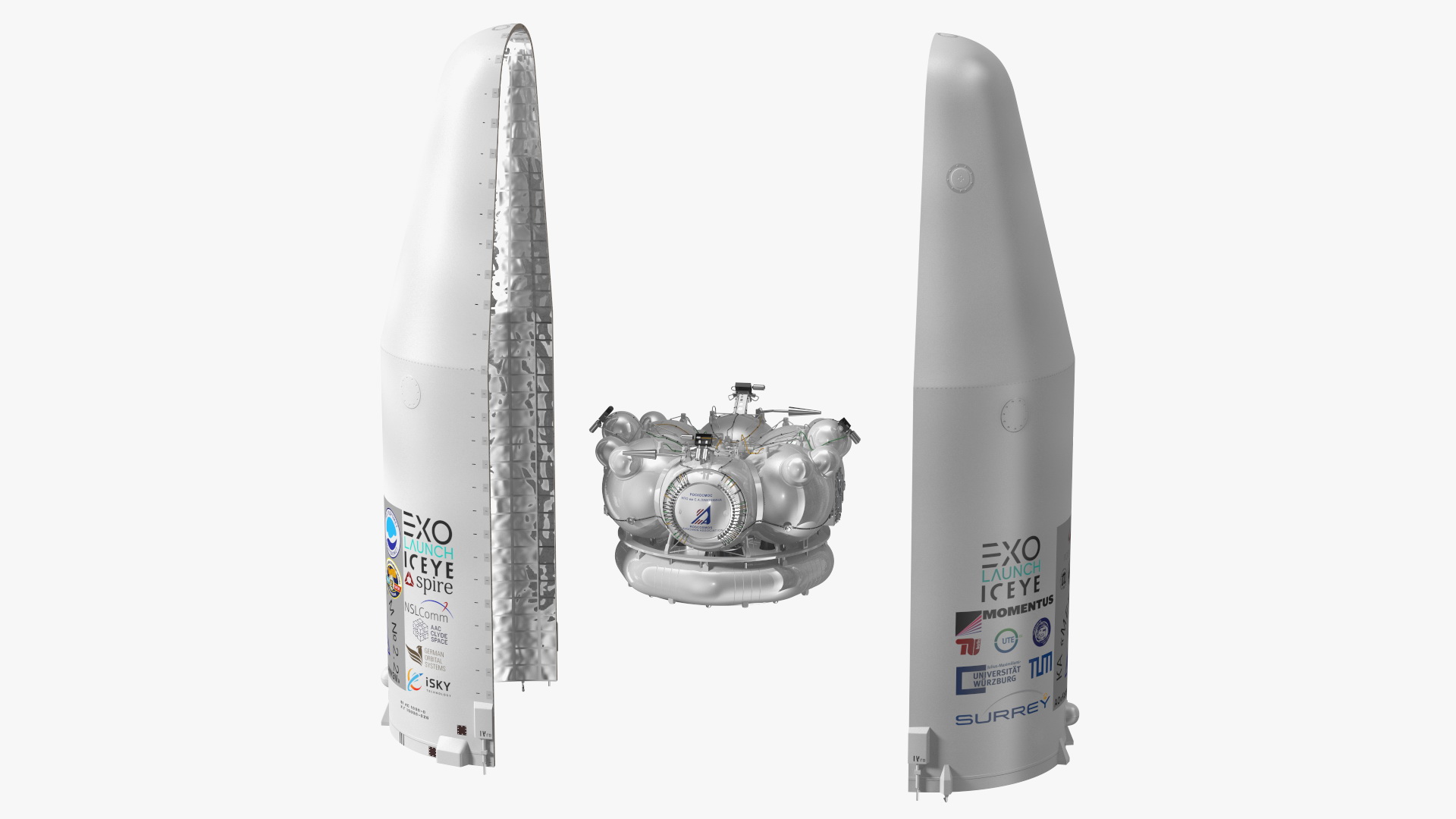 3D Upper Stage Fregat model
