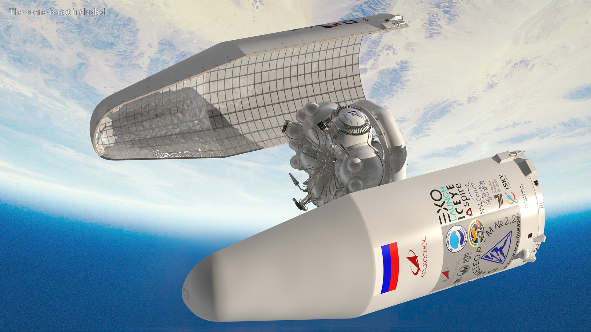 3D Upper Stage Fregat model
