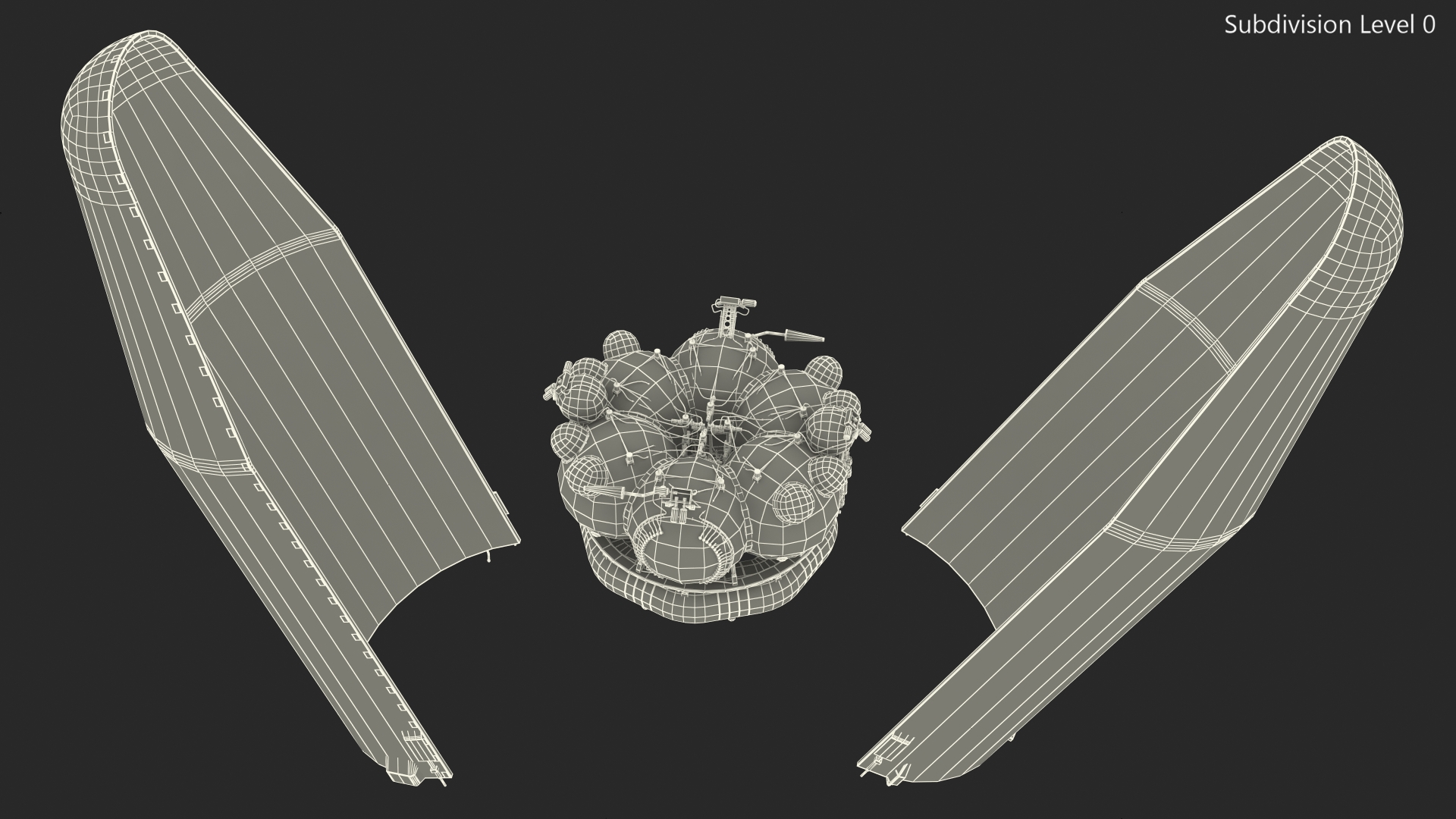 3D Upper Stage Fregat model
