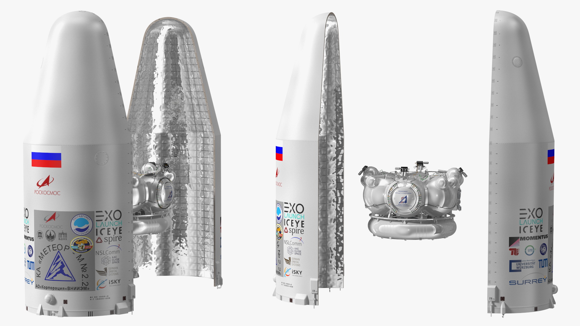 3D Upper Stage Fregat model