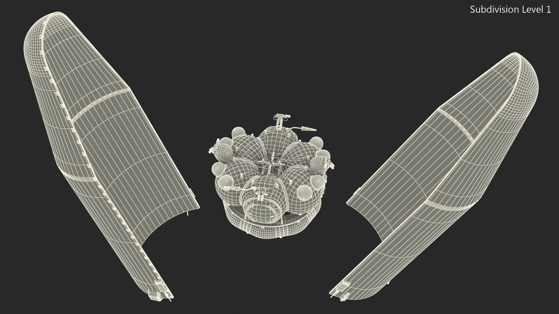 3D Upper Stage Fregat model