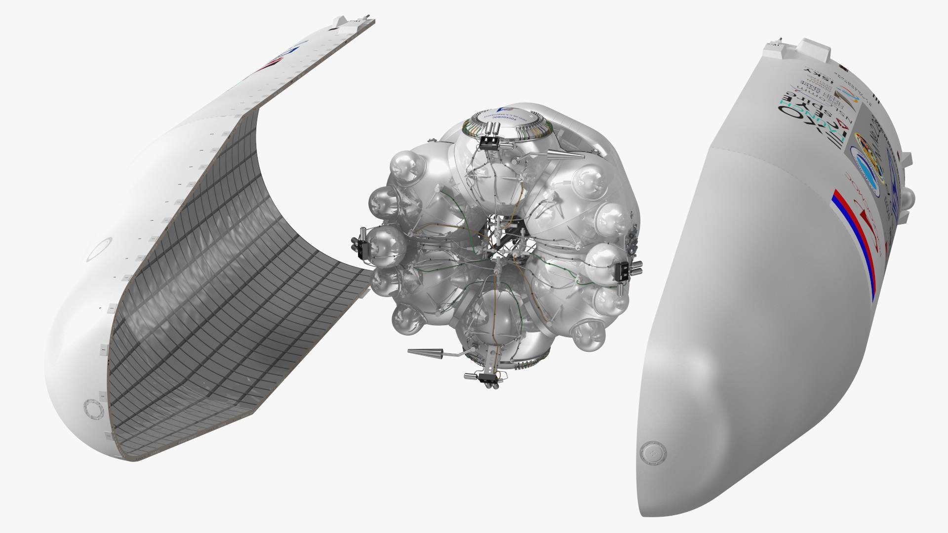 3D Upper Stage Fregat model