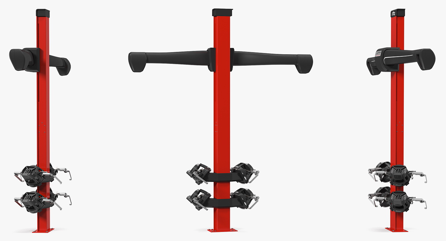 Hunter HE421 HawkEye Elite Wheel Aligner Car Equipment 3D model