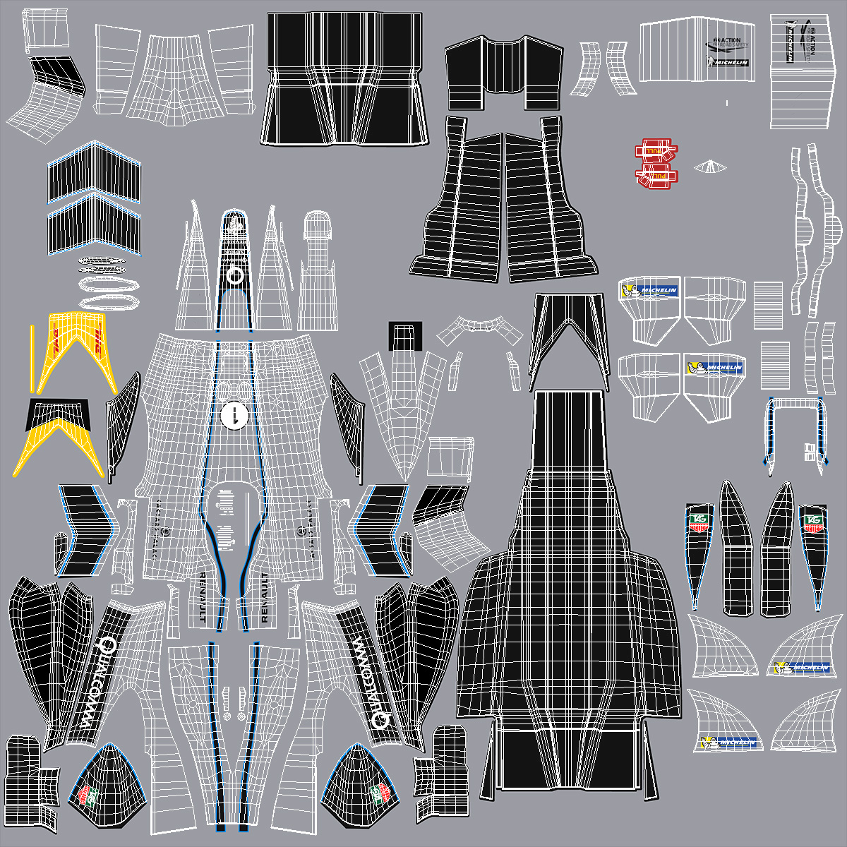Motorsport Workshop and Formula E Race Car 3D