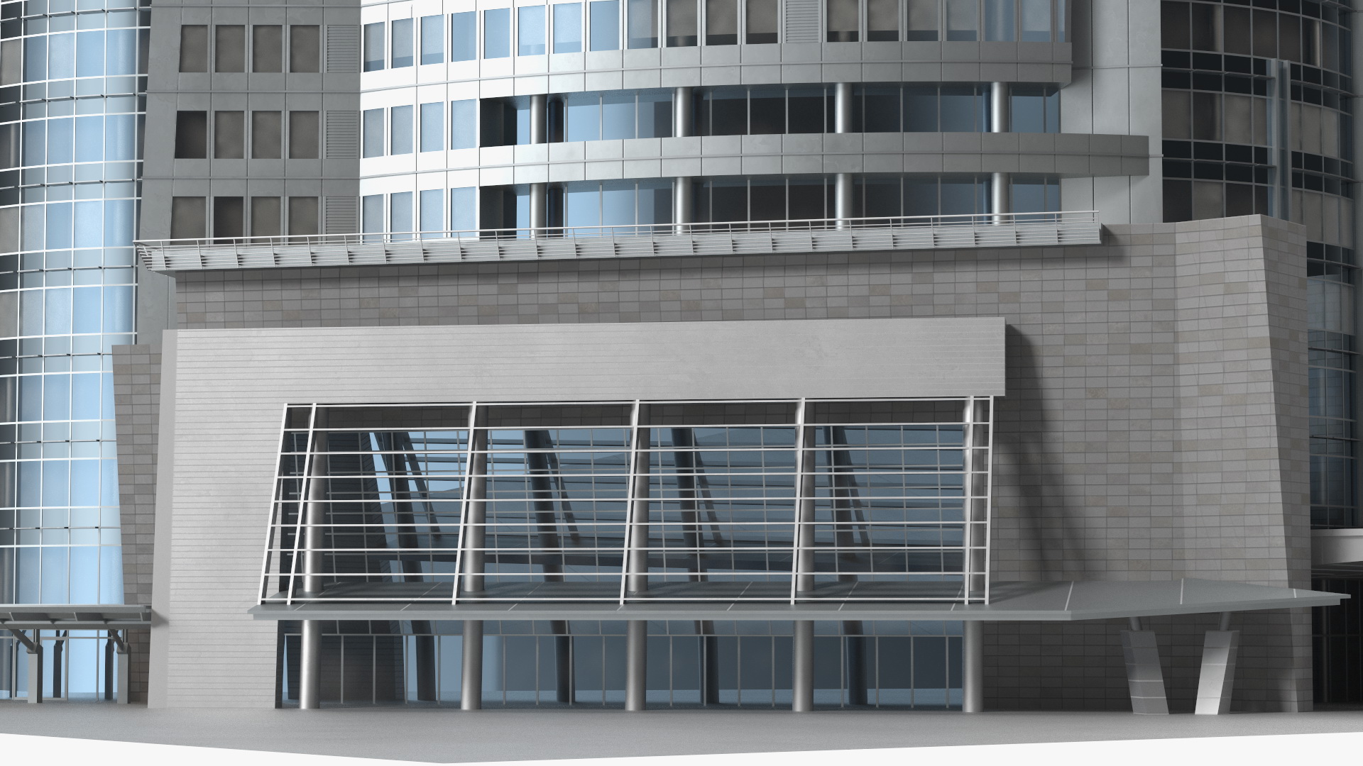 3D model Roppongi Hills Mori Tower