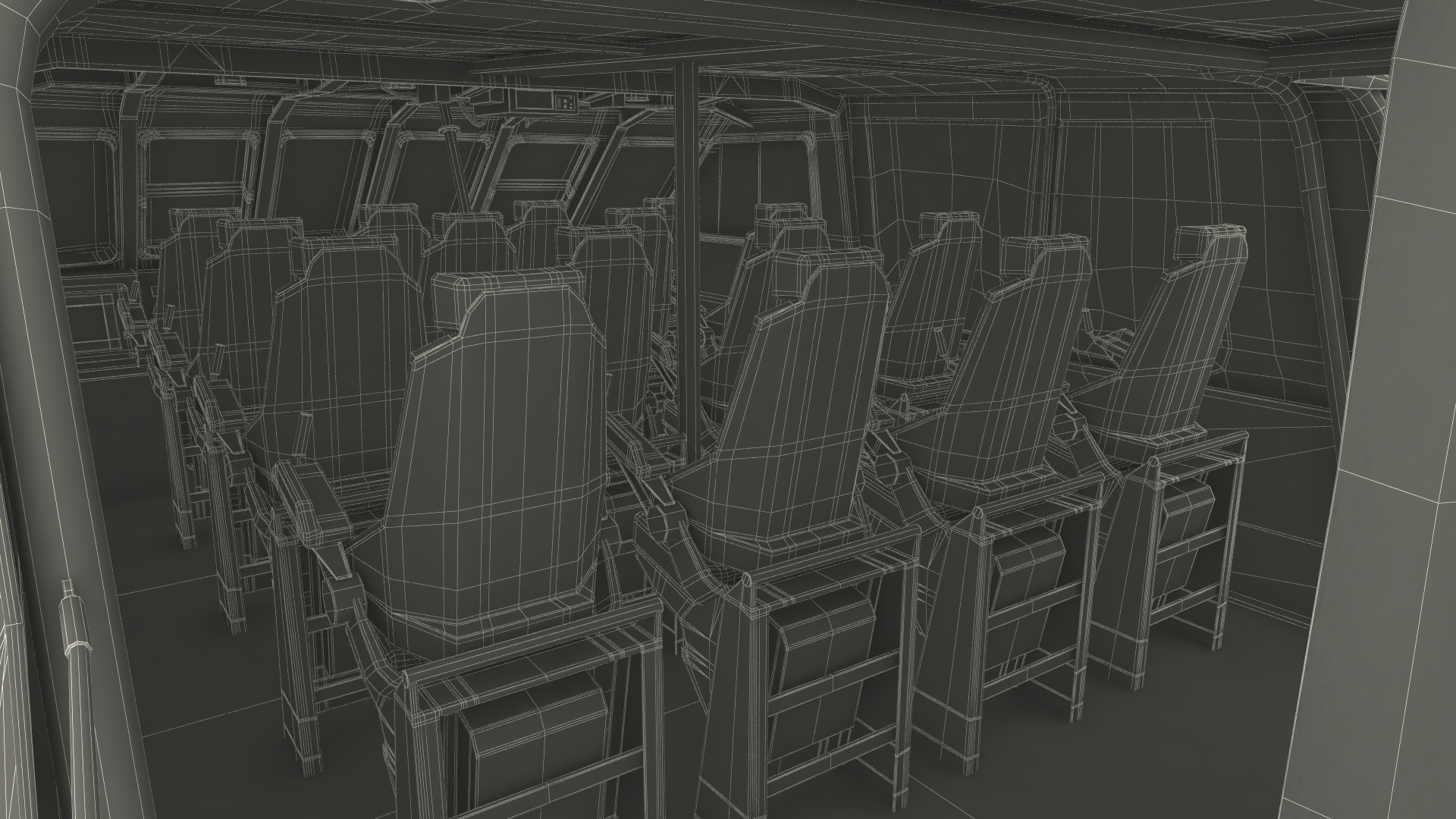 3D model Military Boat Mark V Camo Dark