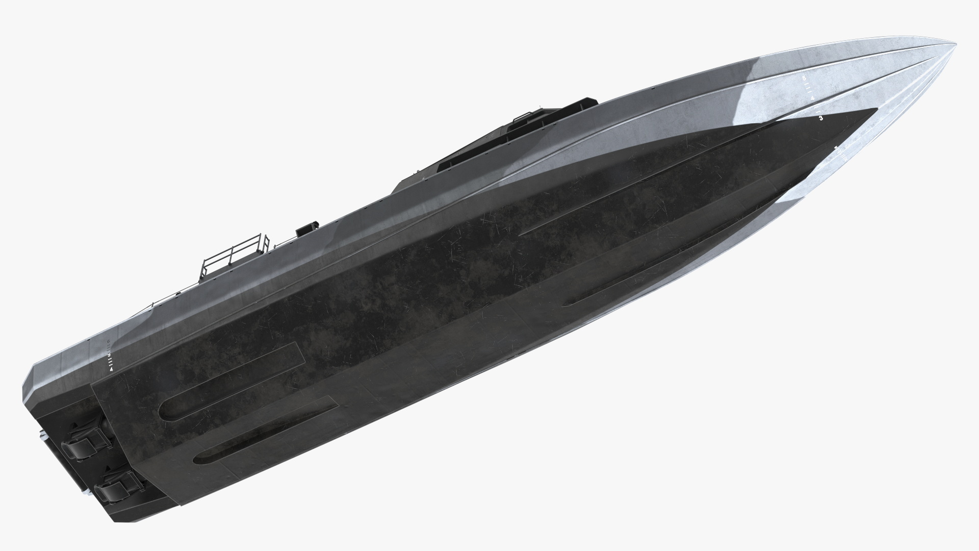 3D model Military Boat Mark V Camo Dark
