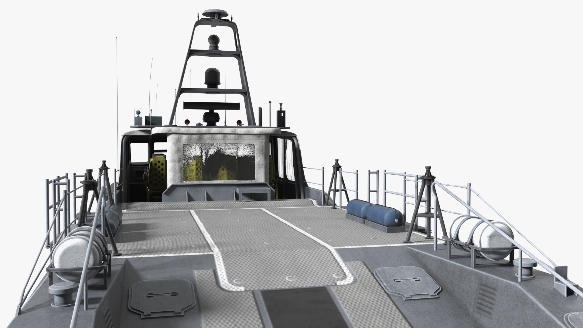 3D model Military Boat Mark V Camo Dark