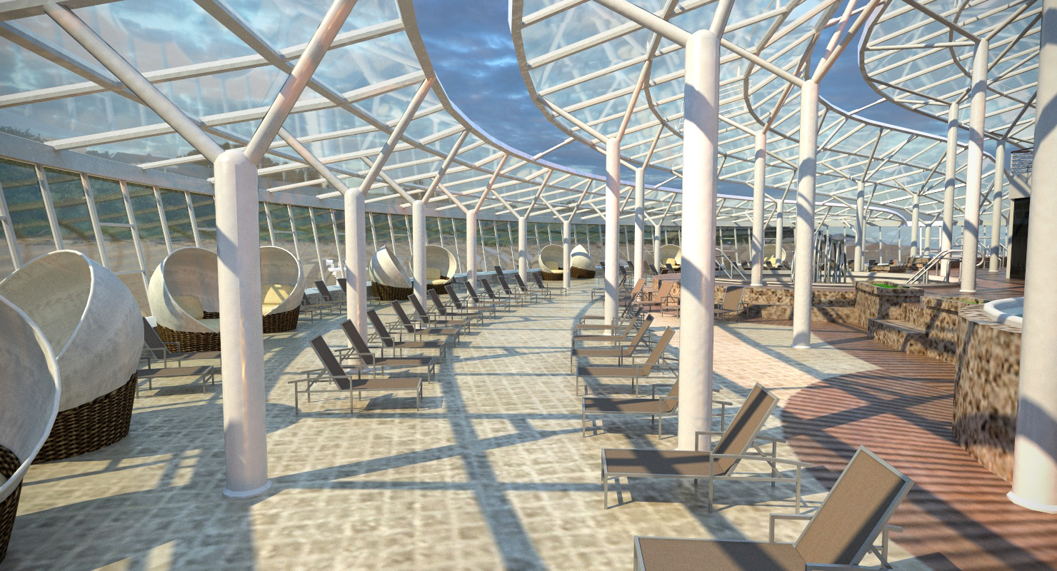 3D Oasis Class Cruise Ship Oasis of The Seas