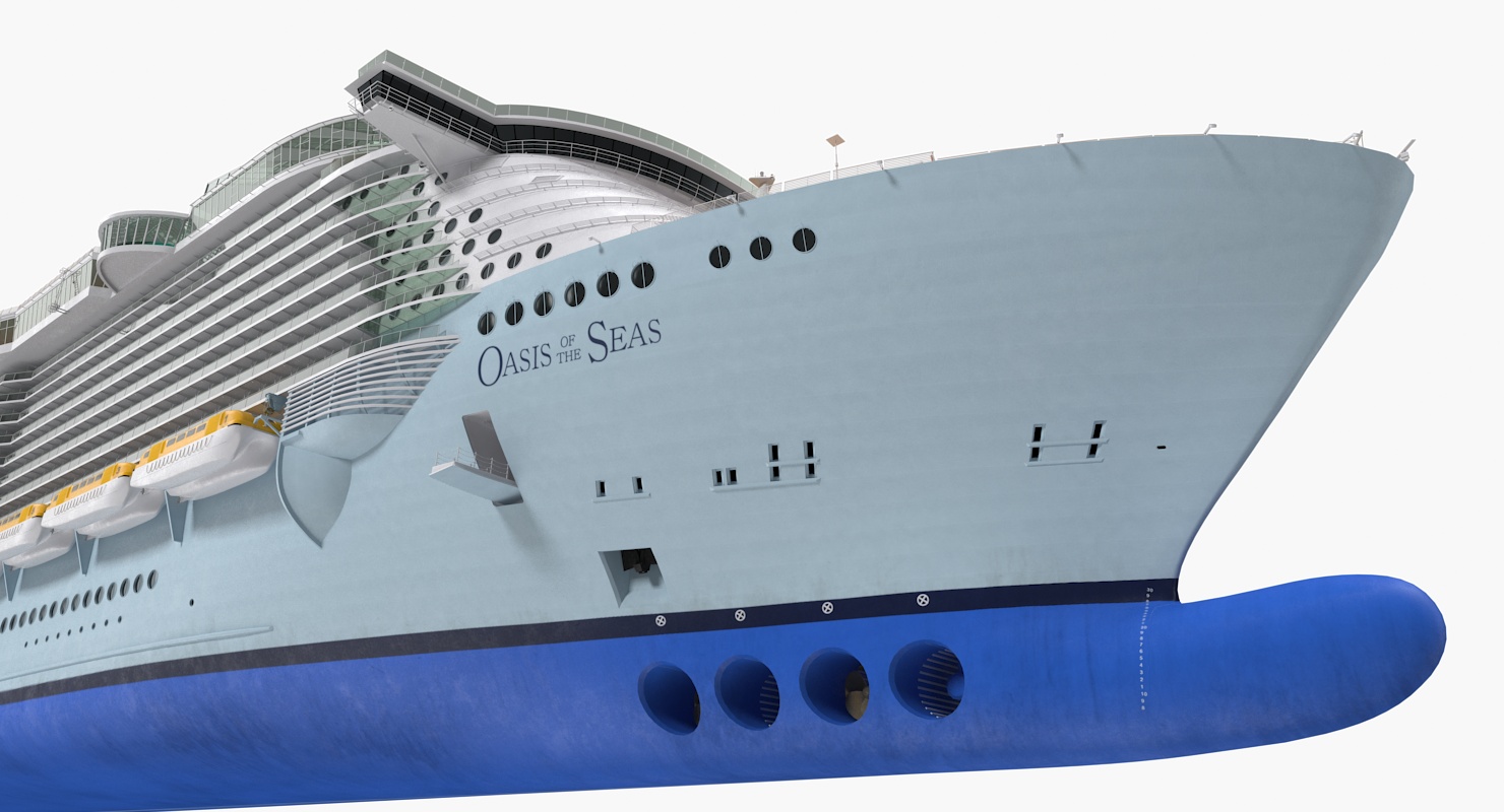 3D Oasis Class Cruise Ship Oasis of The Seas
