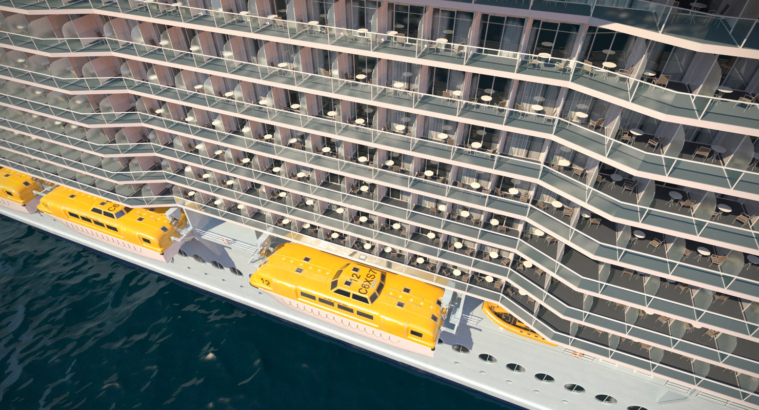3D Oasis Class Cruise Ship Oasis of The Seas
