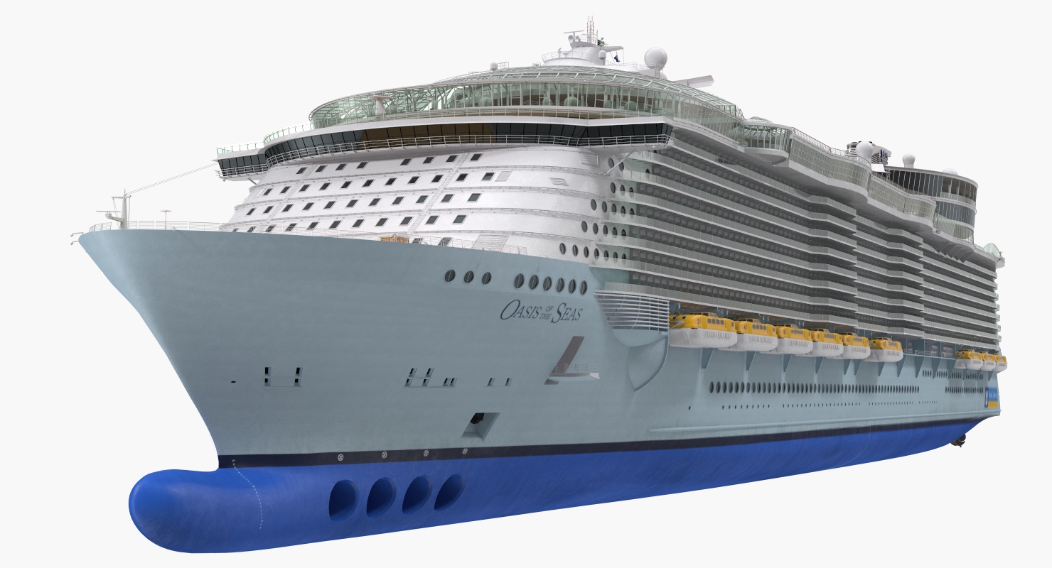 3D Oasis Class Cruise Ship Oasis of The Seas