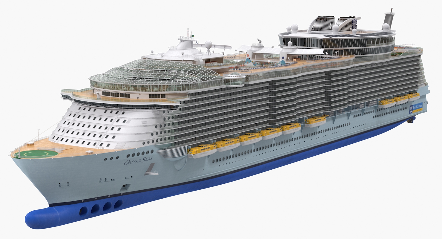 3D Oasis Class Cruise Ship Oasis of The Seas