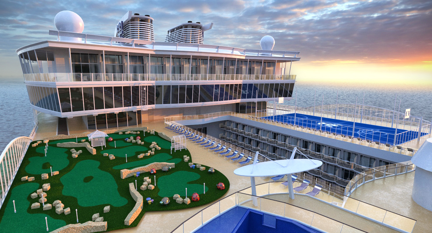 3D Oasis Class Cruise Ship Oasis of The Seas