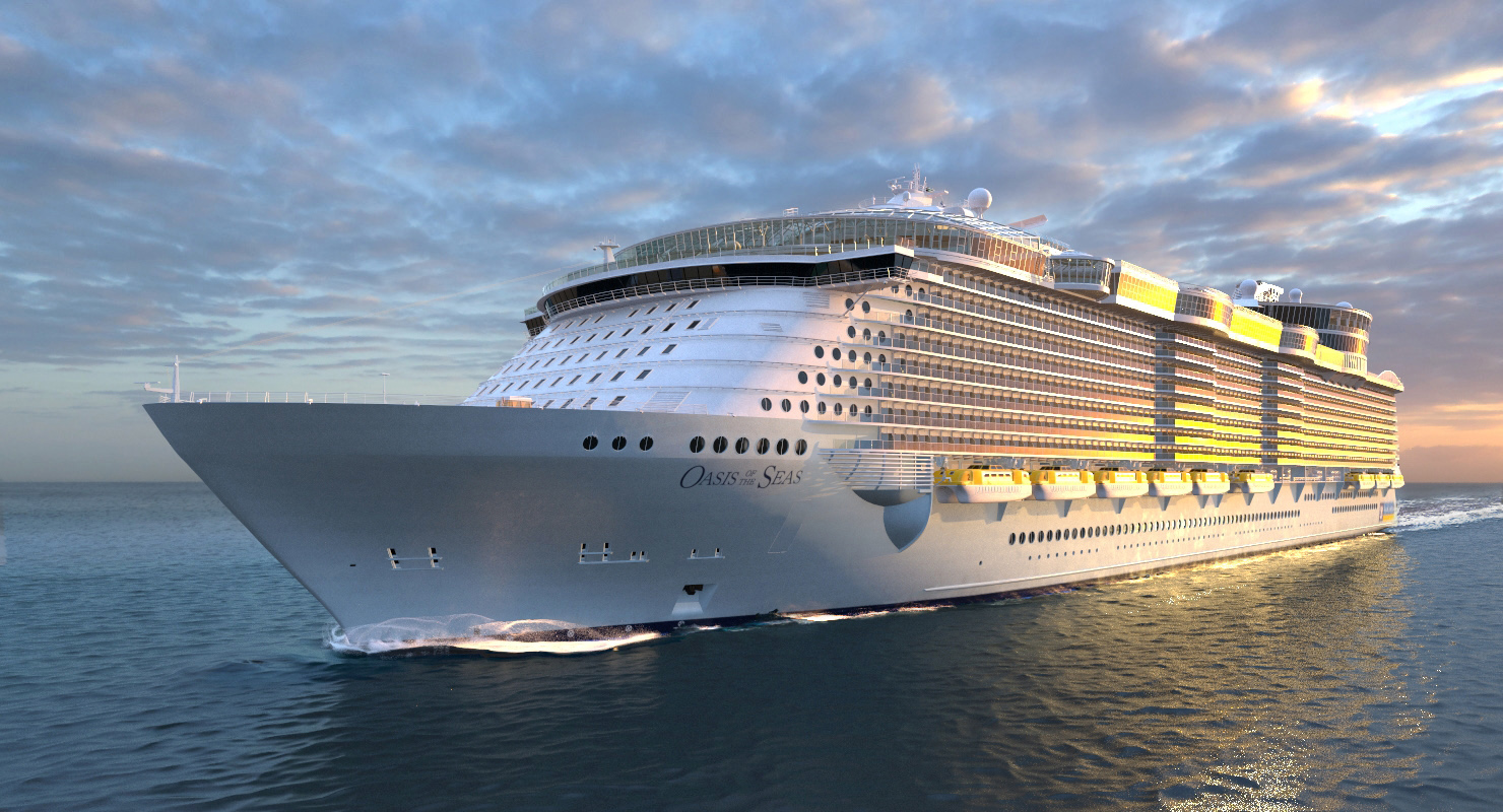 3D Oasis Class Cruise Ship Oasis of The Seas