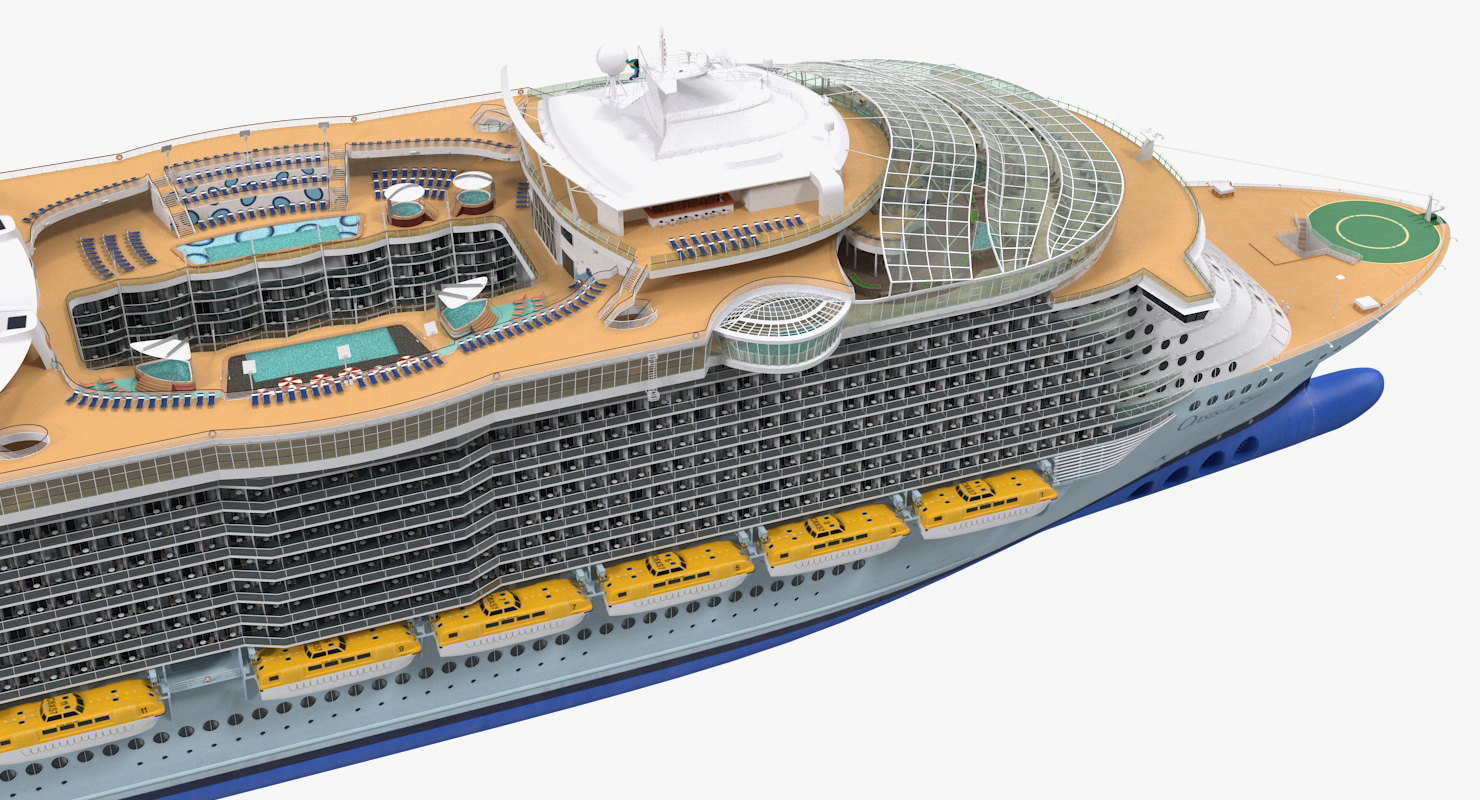 3D Oasis Class Cruise Ship Oasis of The Seas