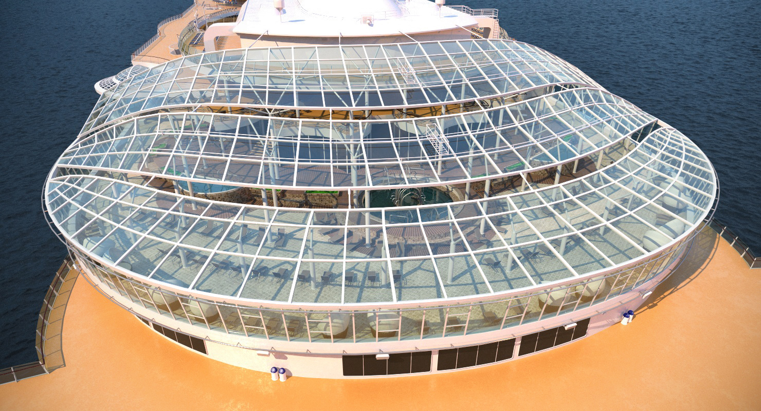 3D Oasis Class Cruise Ship Oasis of The Seas