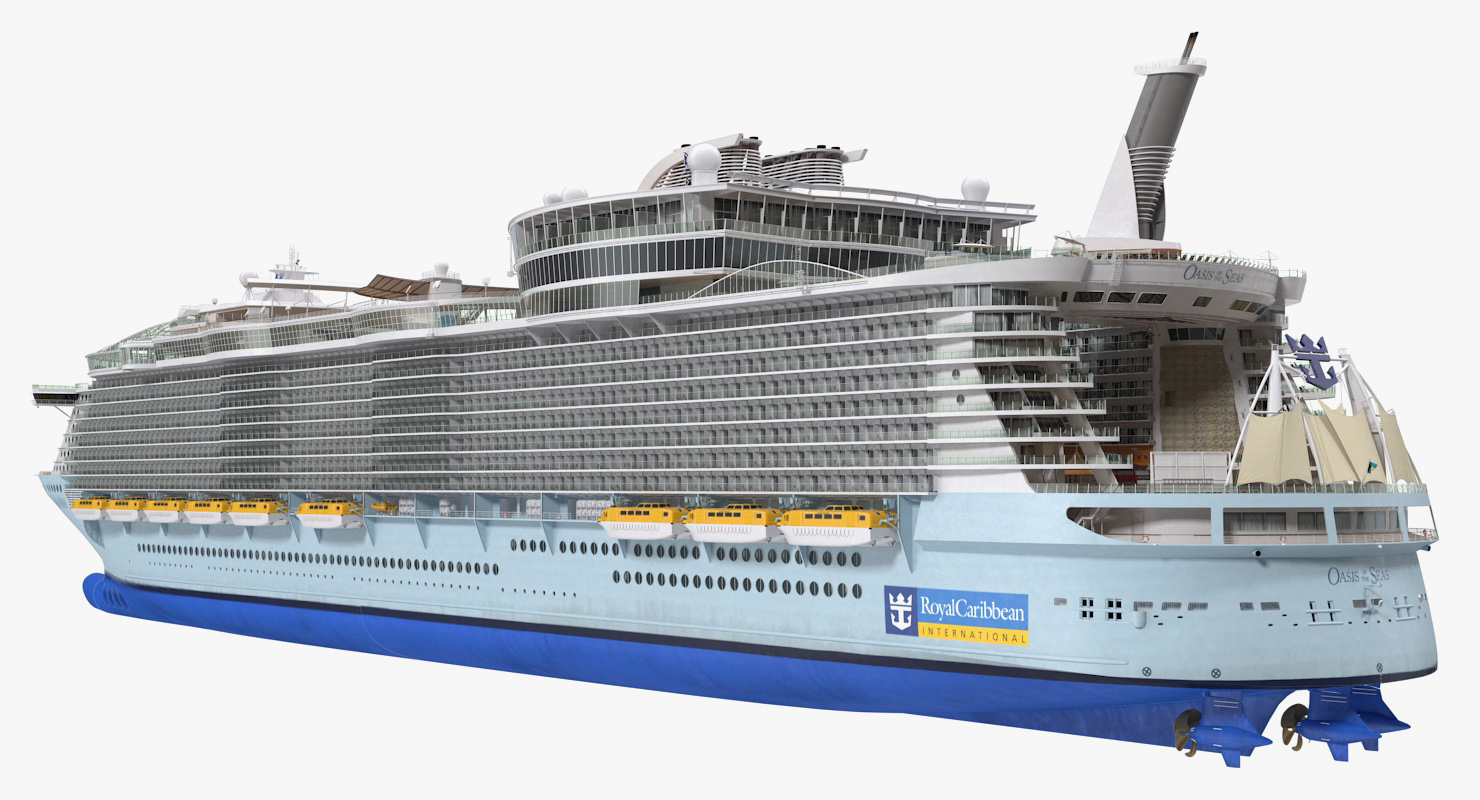 3D Oasis Class Cruise Ship Oasis of The Seas