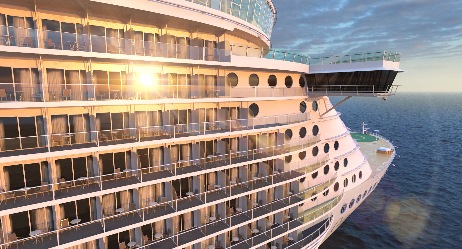 3D Oasis Class Cruise Ship Oasis of The Seas