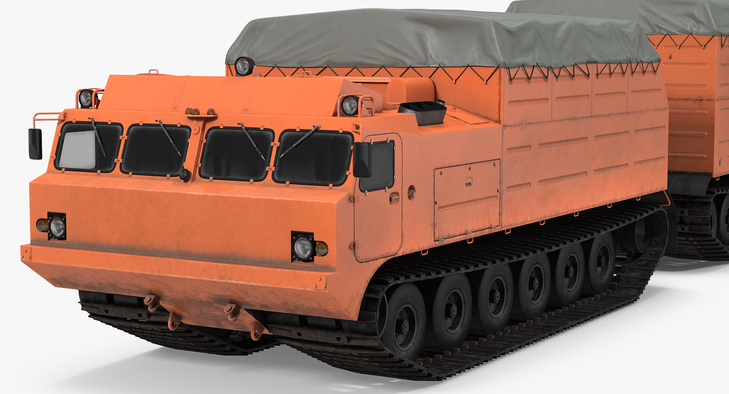 Multi Purpose Articulated Tracked Vehicle Vityaz DT 30 3D model