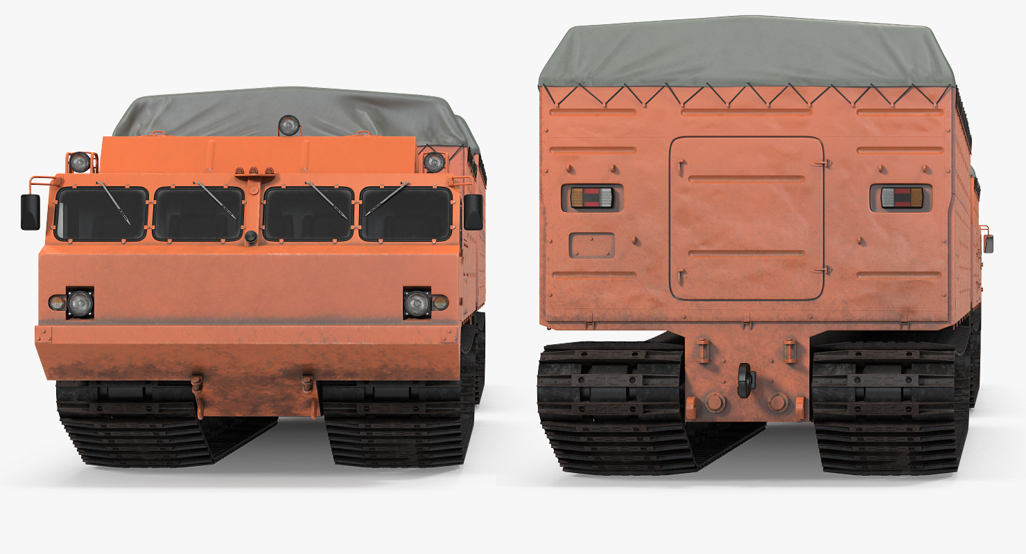 Multi Purpose Articulated Tracked Vehicle Vityaz DT 30 3D model