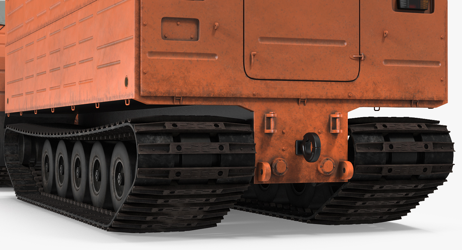 Multi Purpose Articulated Tracked Vehicle Vityaz DT 30 3D model