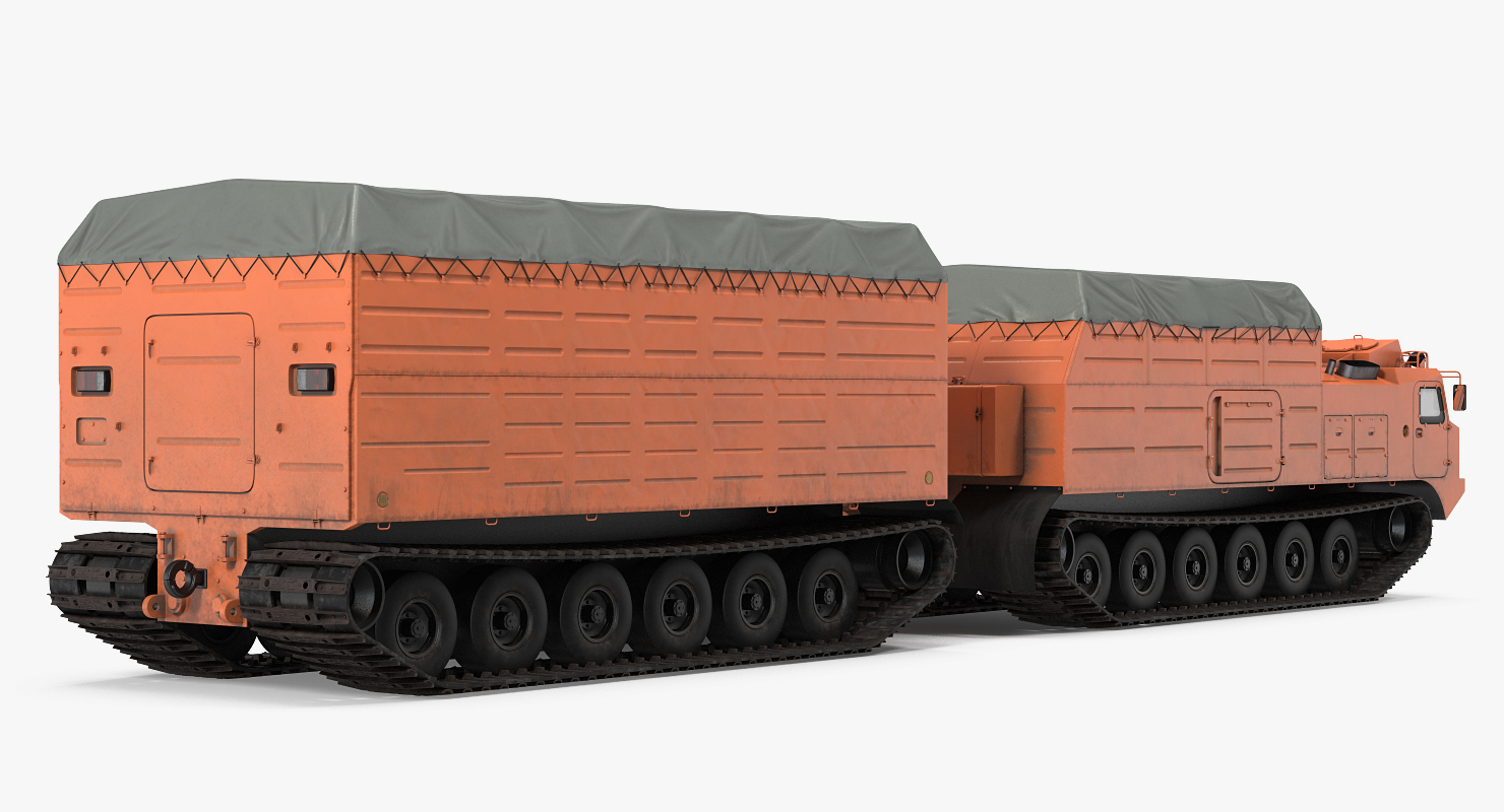 Multi Purpose Articulated Tracked Vehicle Vityaz DT 30 3D model