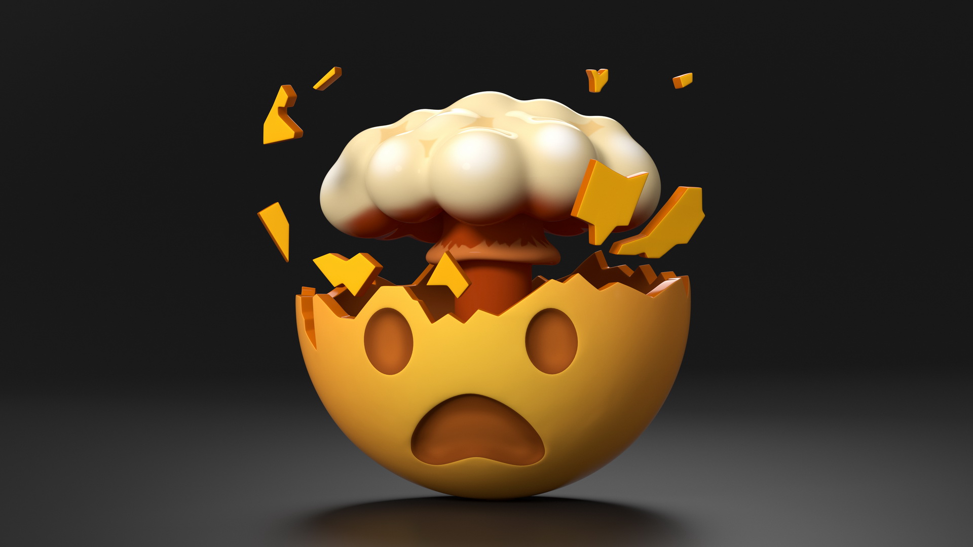 3D model Emoji Exploding Head