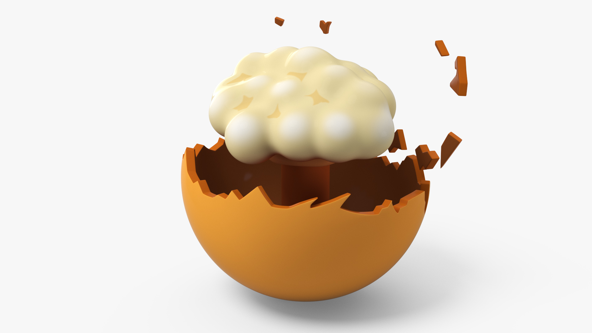 3D model Emoji Exploding Head