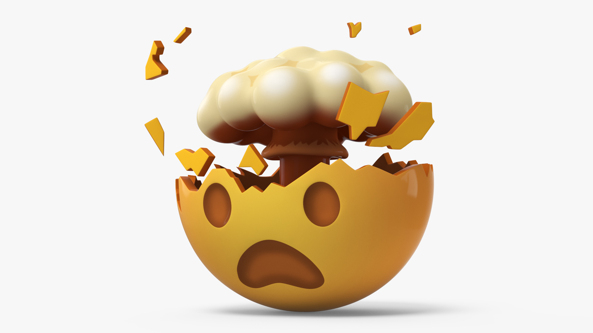 3D model Emoji Exploding Head