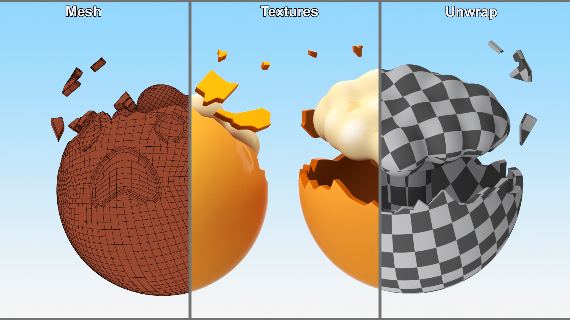 3D model Emoji Exploding Head