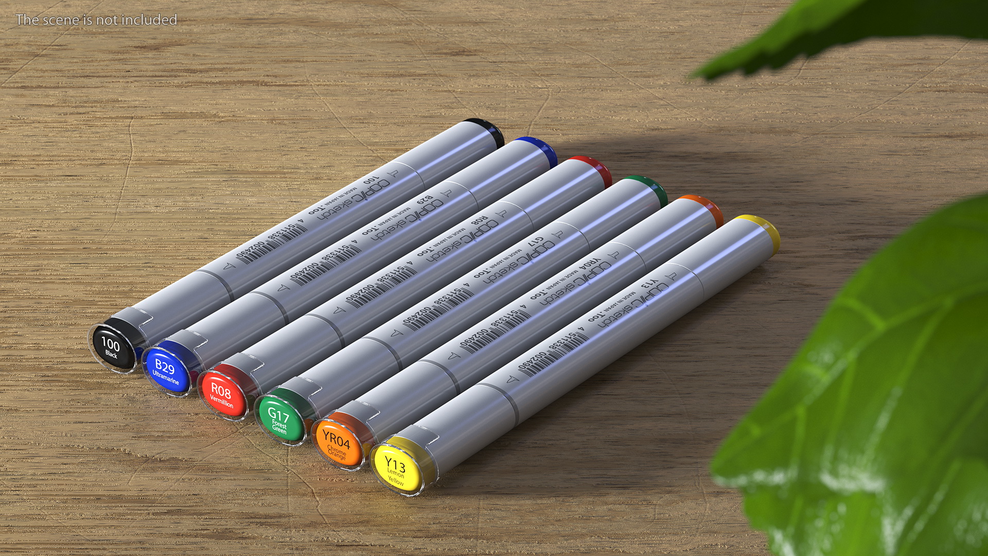 Sketch Marker 6 Colors 3D