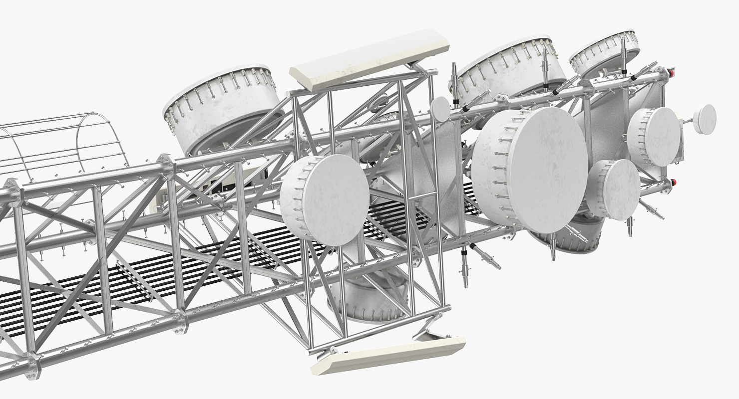 3D Cell Phone Tower 3 model