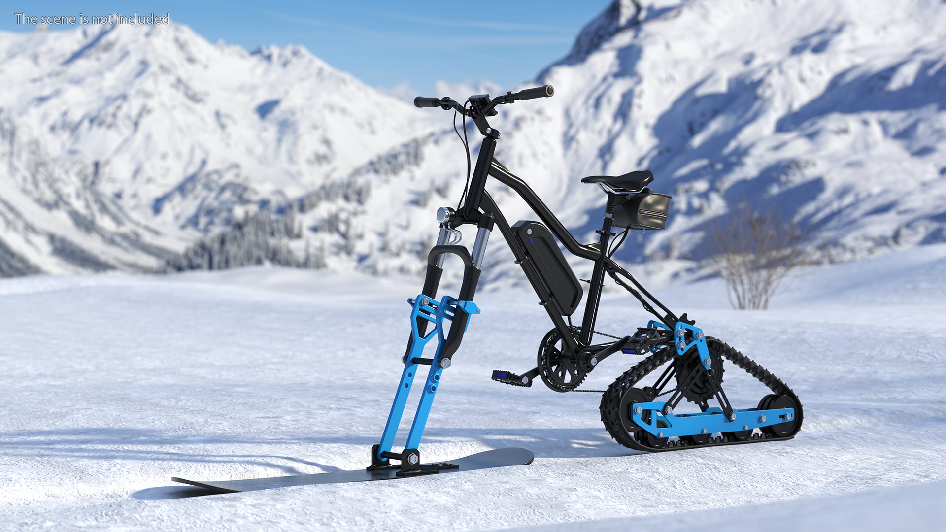 Electric SnowBike 3D