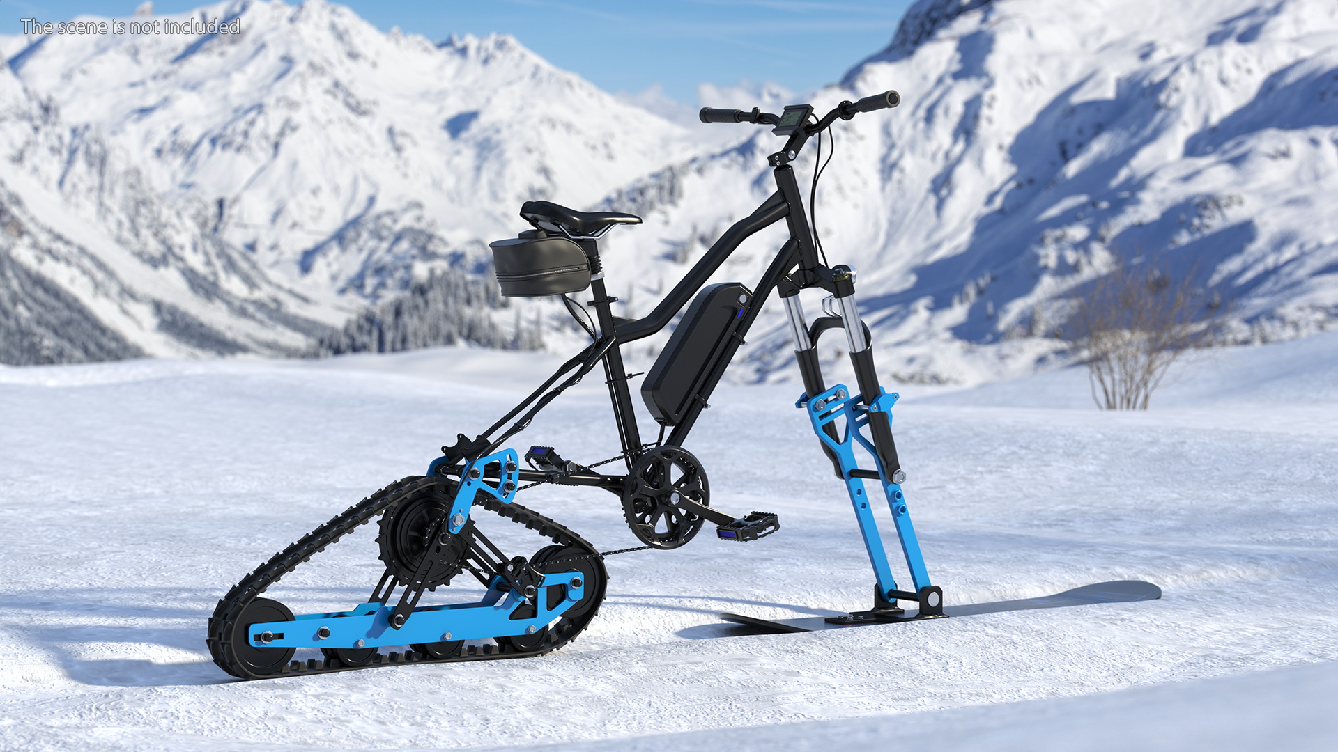 Electric SnowBike 3D