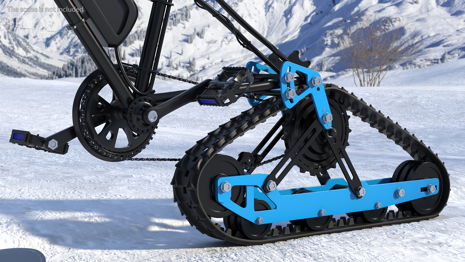 Electric SnowBike 3D