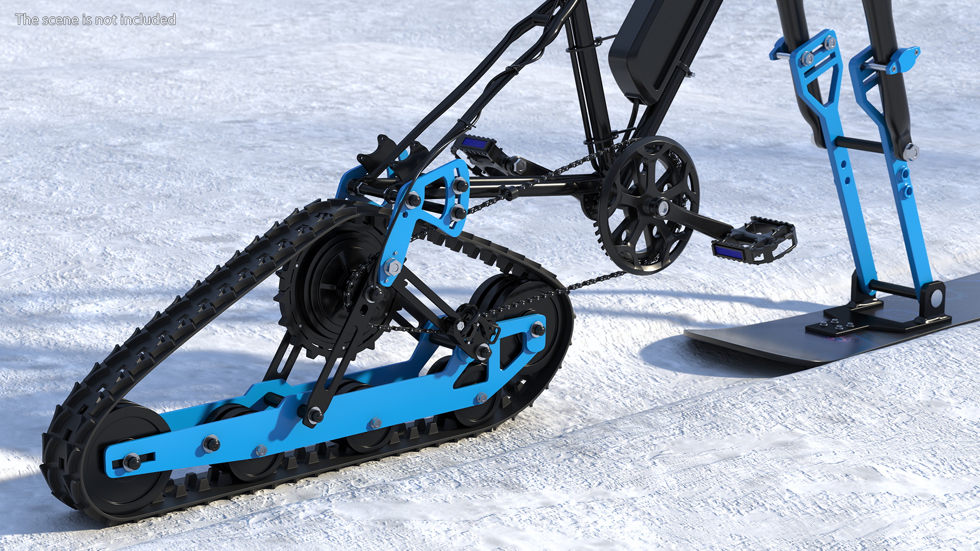 Electric SnowBike 3D