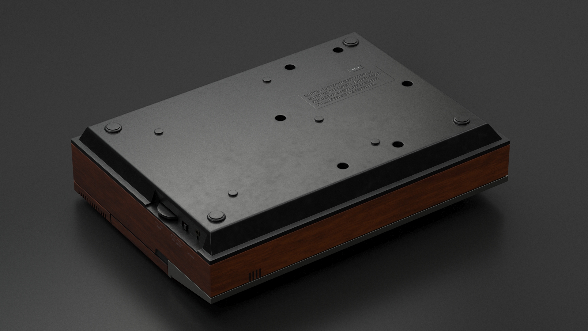 Retro Easa Phone Answering Machine with Audio Tape Recorder 3D model