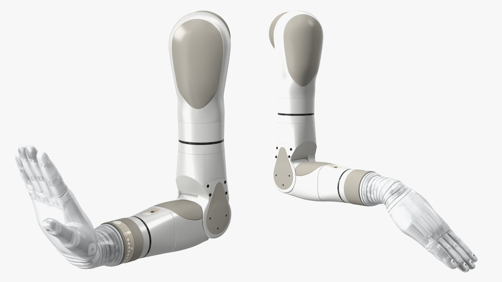 3D Bionic Arm Deka Rigged for Maya
