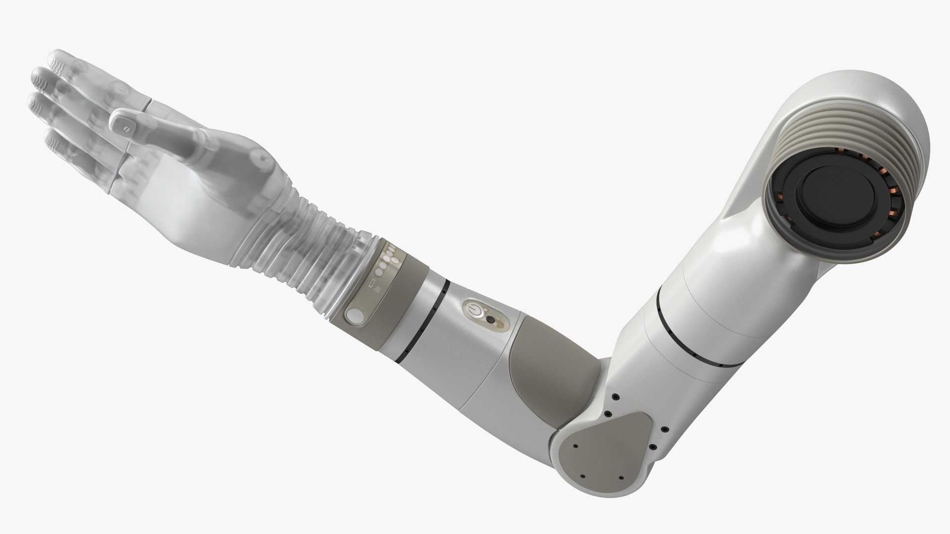 3D Bionic Arm Deka Rigged for Maya