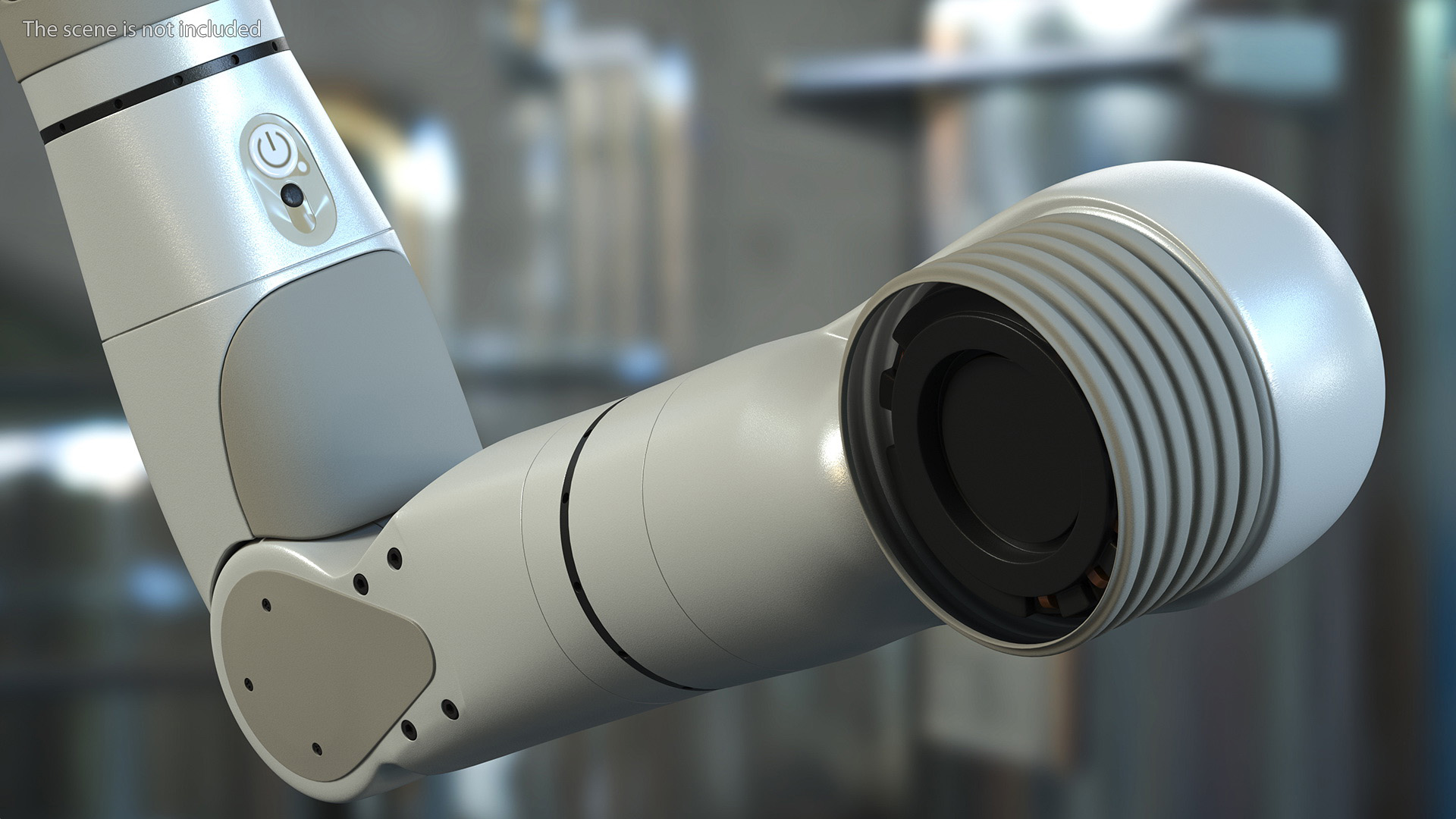 3D Bionic Arm Deka Rigged for Maya