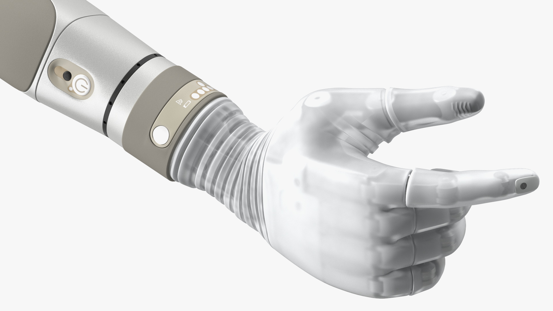3D Bionic Arm Deka Rigged for Maya