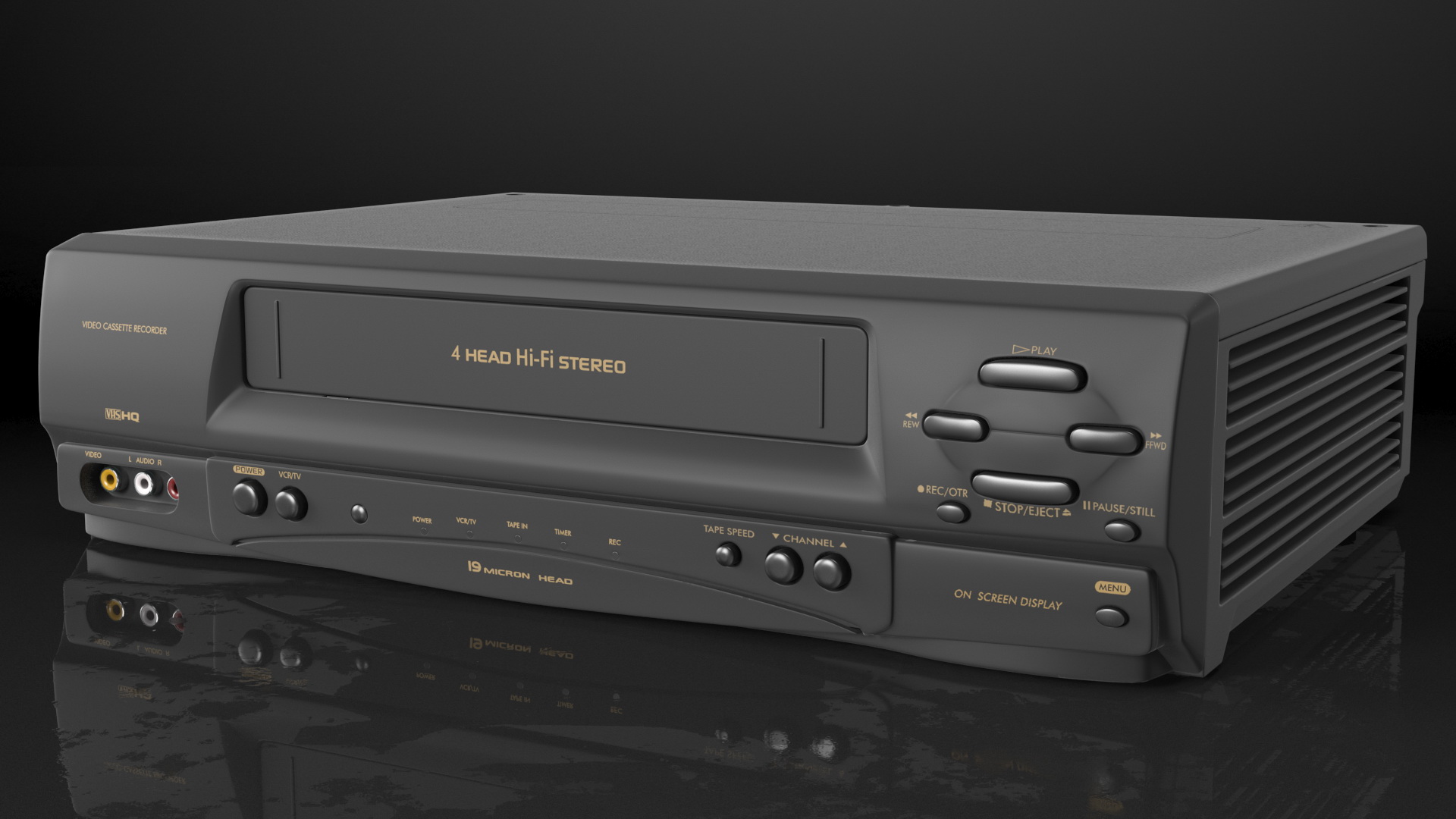 VHS Tape Player Recorder 3D model