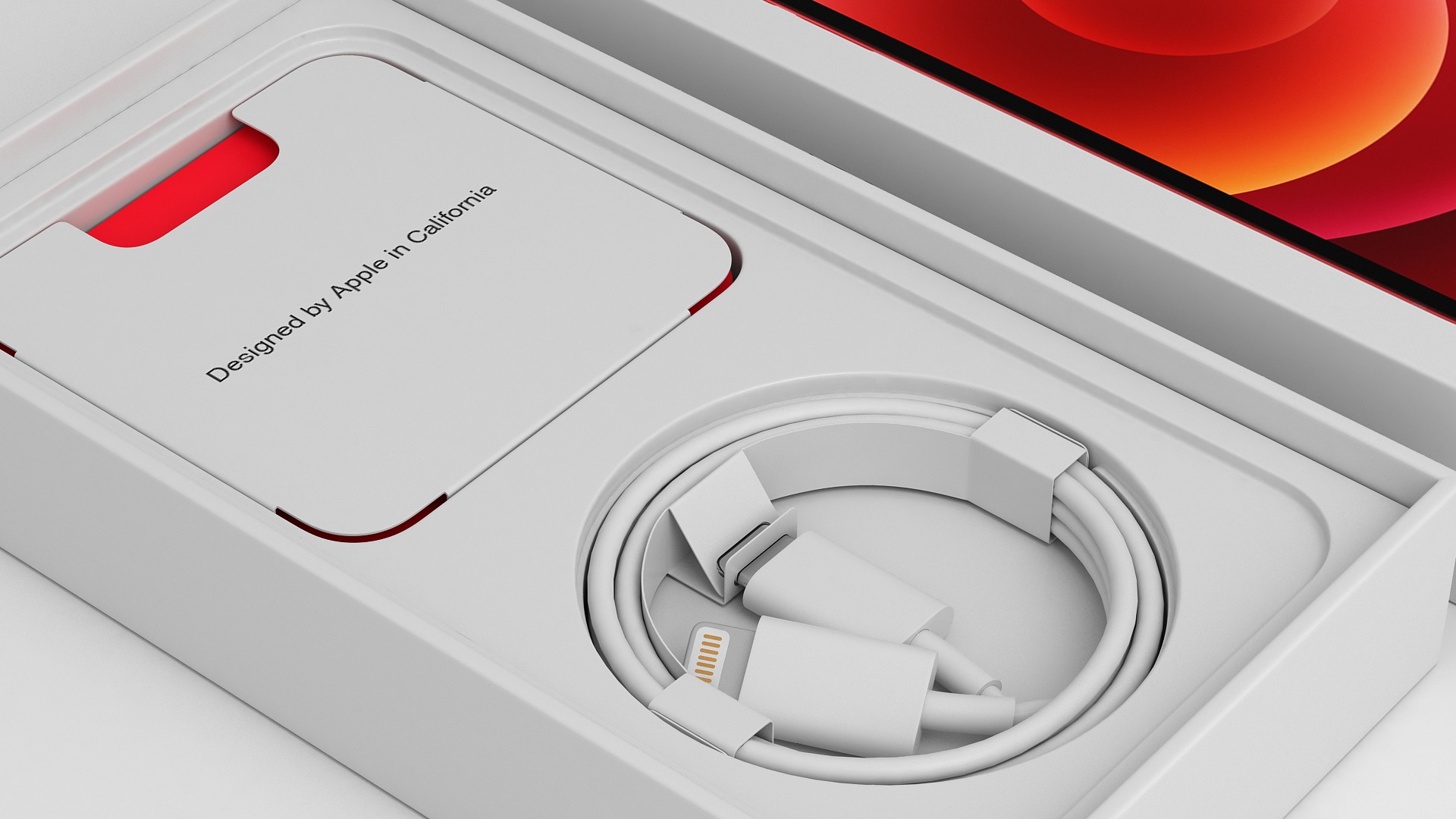 3D model iPhone 12 Box Product RED