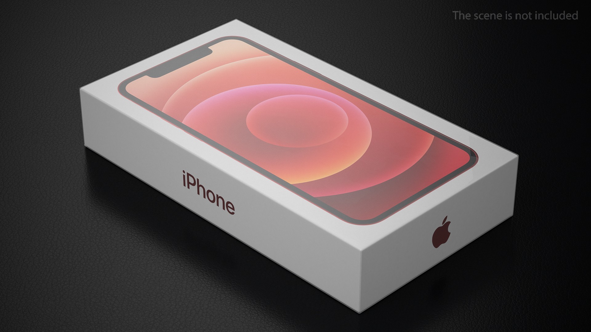 3D model iPhone 12 Box Product RED