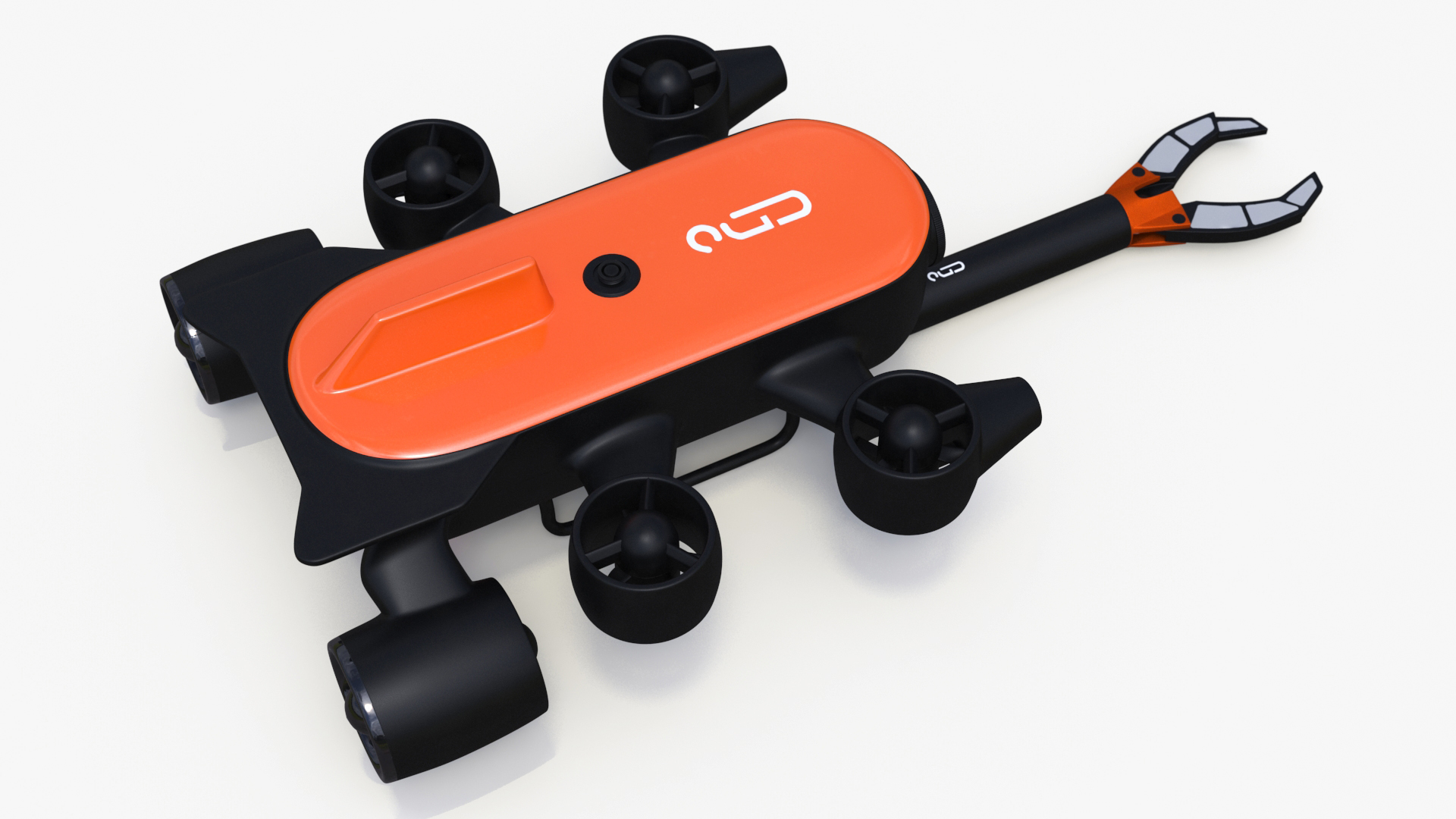 3D Zhu Hai Yun Ship with Underwater Drones on Board model