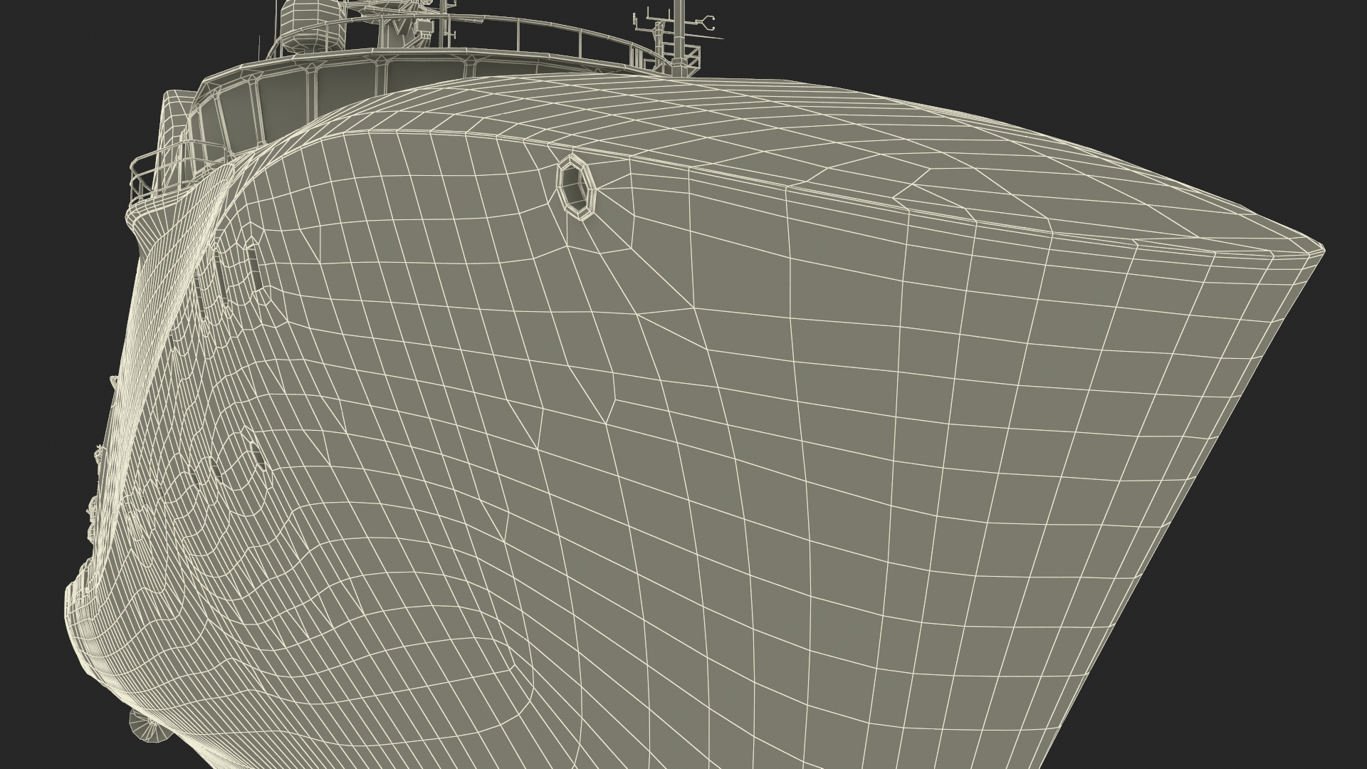 3D Zhu Hai Yun Ship with Underwater Drones on Board model