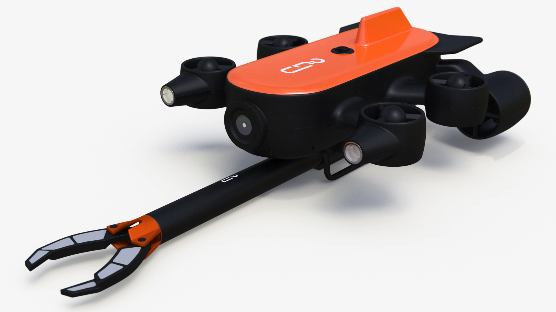 3D Zhu Hai Yun Ship with Underwater Drones on Board model