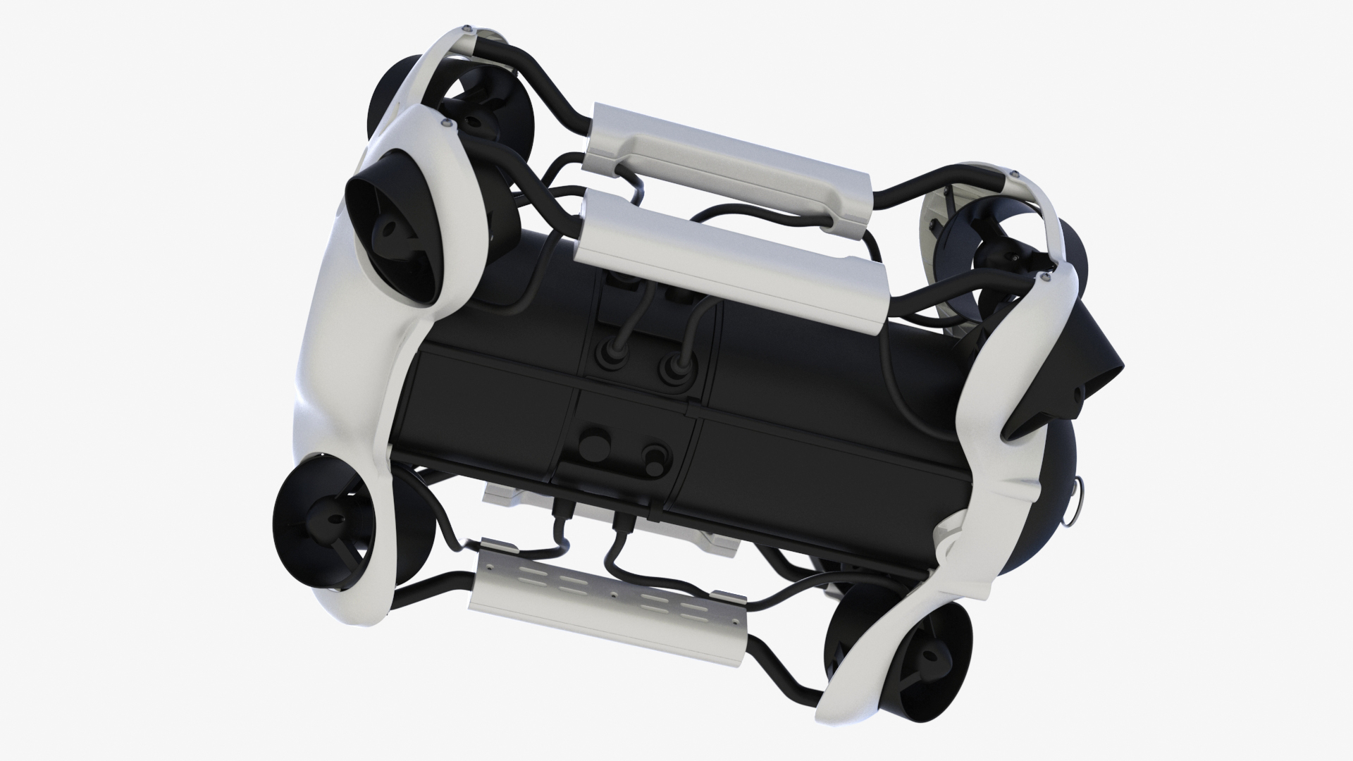 3D Zhu Hai Yun Ship with Underwater Drones on Board model