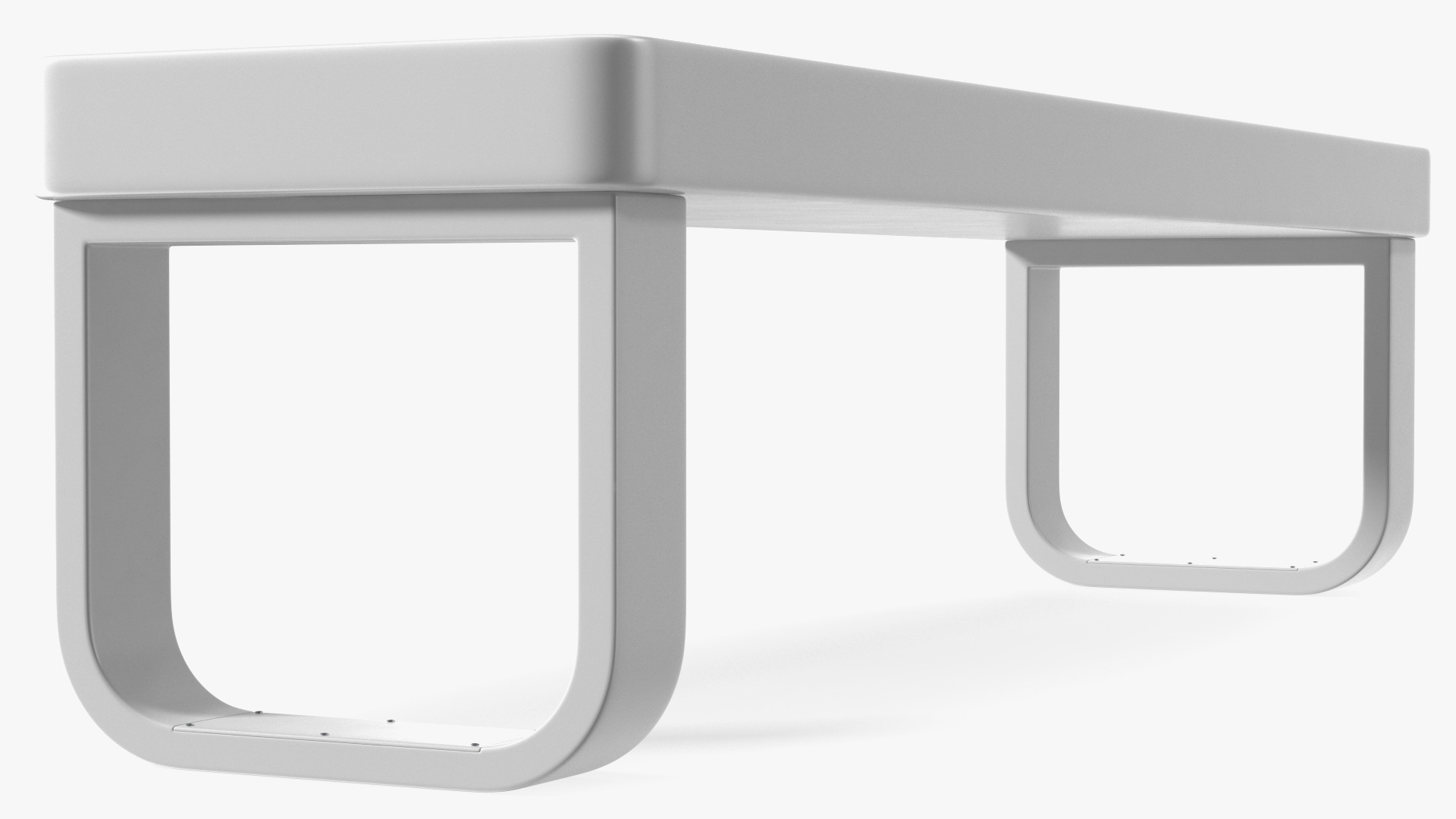 Solar Powered Outdoor Bench 3D